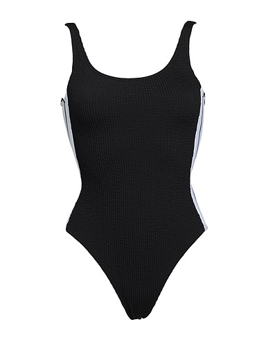 PALM ANGELS Maillot une pièce Noir 92% Polyester, 8% Élasthanne