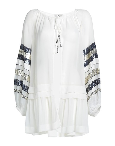 TWINSET Cover-ups White 100% Polyester