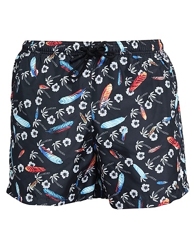 MARCELO BURLON Swim shorts Black 100% Polyester