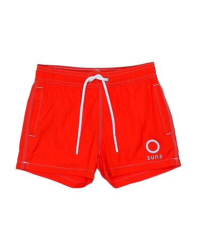 SUNS BOARDS Shorts de bain Rouge vif 100% Polyester