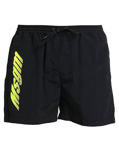 MSGM Bañador tipo bóxer Negro 100% Poliamida