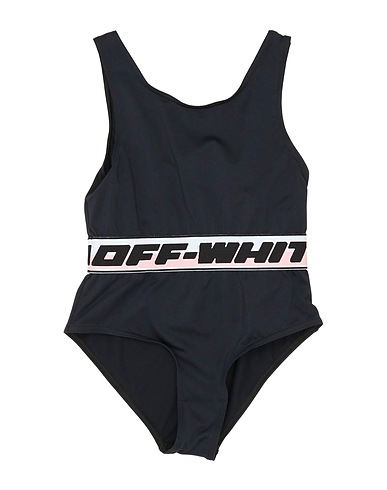 OFF-WHITE™ KIDS One-piece swimsuits Black 78% Polyester, 22% Elastane, Polyamide