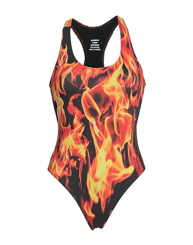 VETEMENTS One-piece swimsuits Black 80% Polyamide, 20% Elastane