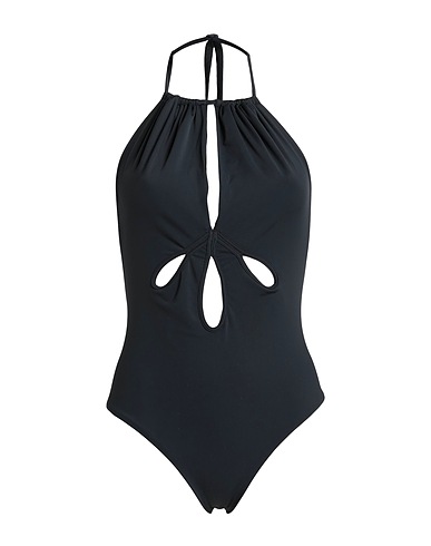 SELF-PORTRAIT One-piece swimsuits Black 80% Polyamide, 20% Elastane