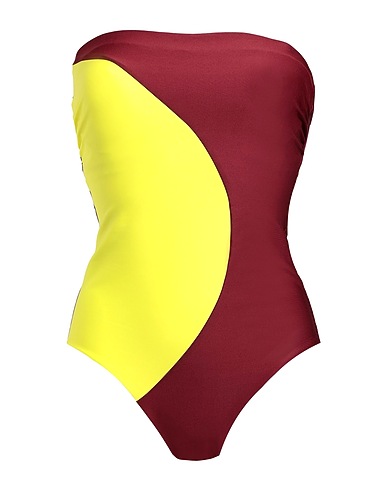 LEJABY WAVE One-piece swimsuits Yellow 68% Polyamide, 29% Elastane, 3% Recycled polyester
