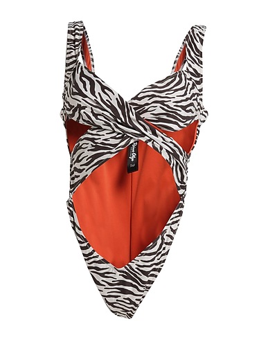 REINA OLGA One-piece swimsuits Ivory 78% Polyamide, 22% Recycled elastane