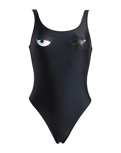 CHIARA FERRAGNI One-piece swimsuits Black 80% Polyamide, 20% Elastane