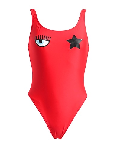 CHIARA FERRAGNI One-piece swimsuits Red 80% Polyamide, 20% Elastane