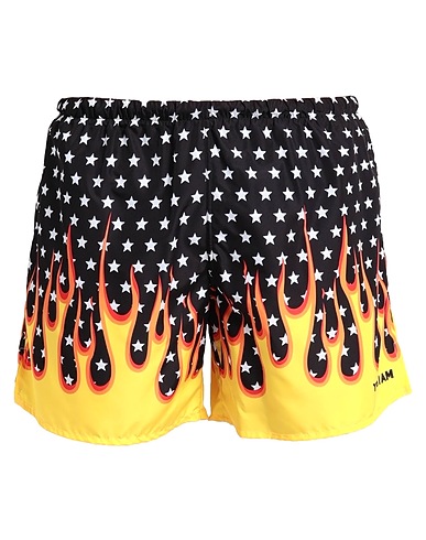 YES I AM by CRISTIANO RINALDI Swim shorts Black 100% Polyester