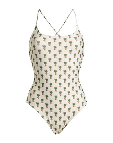 OAS 水着（ワンピース） パステルイエロー ナイロン 80% / ポリウレタン 20%