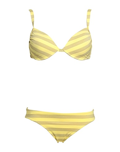 ILARIA VITAGLIANO Luxury Beachwear 水着（ビキニ） イエロー ナイロン 80% / ポリウレタン 20%