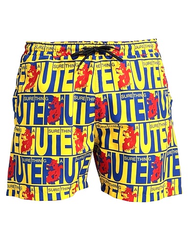 IUTER Swim shorts Yellow 100% Polyester