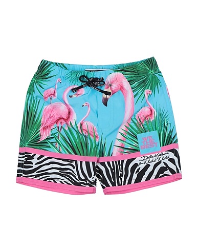 DOLCE&GABBANA Swim shorts Azure 100% Polyester