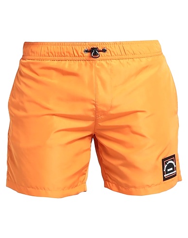 KARL LAGERFELD Swim shorts BEACHWEAR Orange 100% Polyester