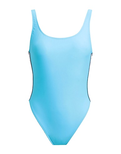 CHIARA FERRAGNI One-piece swimsuits Azure 80% Polyamide, 20% Elastane