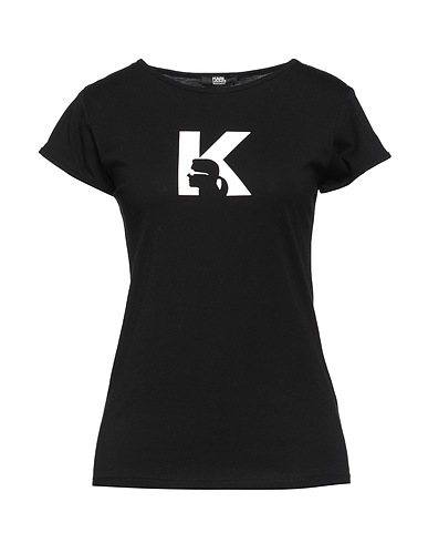 KARL LAGERFELD T-shirt Nero 100% Cotone