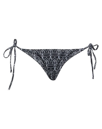 KARL LAGERFELD Bikini Black 84% Polyester, 16% Elastane