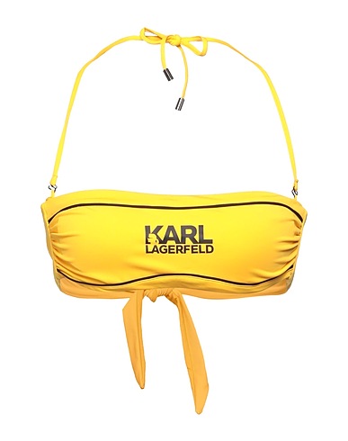 KARL LAGERFELD 水着（ビキニ） イエロー ナイロン 85% / ポリウレタン 15%