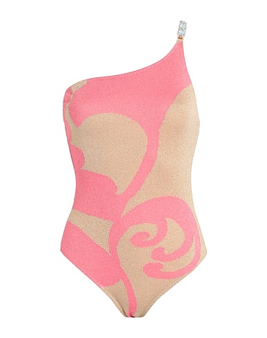 CIRCUS HOTEL One-piece swimsuits Beige 70% Viscose, 30% Polyester