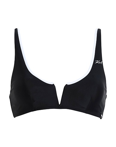 KARL LAGERFELD Bikini KARL DNA BINDING BANDEAU
 Black 81% Recycled polyamide, 19% Elastane