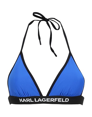 KARL LAGERFELD Bikini TRIANGLE W/ LOGO ELASTIC
 Bright blue 81% Recycled polyamide, 19% Elastane