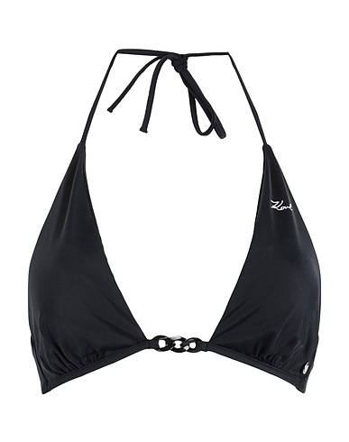 KARL LAGERFELD Bikini KARL DNA TRIANGLE W/ CHAIN
 Black 78% Recycled polyamide, 22% Elastane
