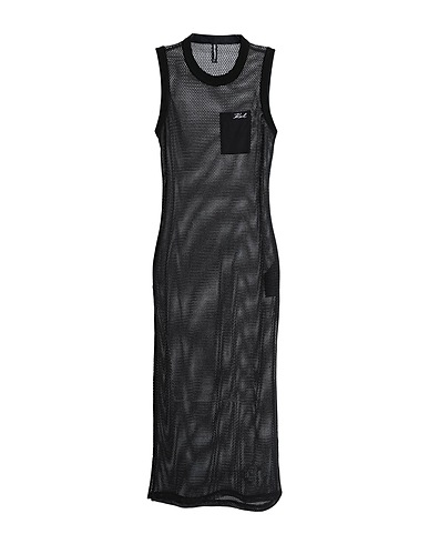 KARL LAGERFELD Cover-ups KARL DNA MESH BEACH DRESS
 Black 100% Polyester