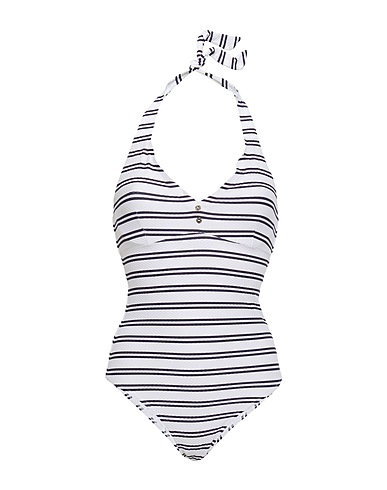 HEIDI KLEIN One-piece swimsuits White 85% Polyamide, 15% Elastane