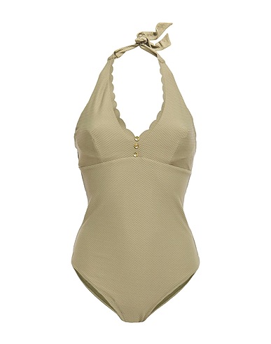 HEIDI KLEIN One-piece swimsuits Military green 85% Polyamide, 15% Elastane