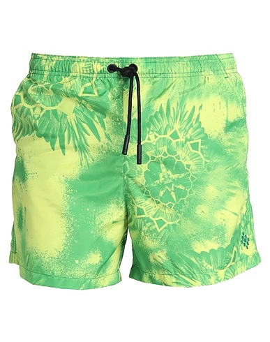 MARCELO BURLON Swim shorts Green 100% Polyester