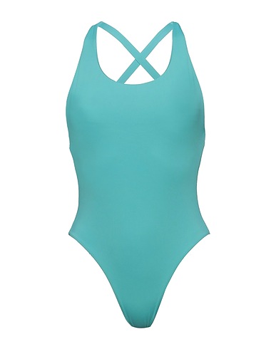 IU RITA MENNOIA One-piece swimsuits Turquoise 83% Polyamide, 17% Elastane