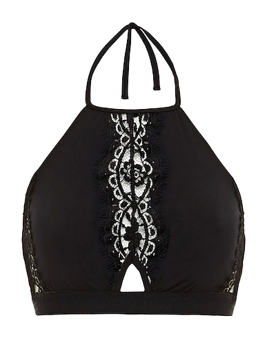 I.D. SARRIERI Bikini Black 50% Polyamide, 27% Viscose, 16% Cotton, 7% Elastane