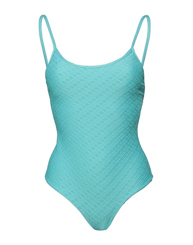 IU RITA MENNOIA One-piece swimsuits Turquoise 83% Polyamide, 17% Elastane