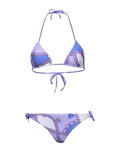 IU RITA MENNOIA Maillot deux pièces Violet 86% Polyamide, 14% Élasthanne