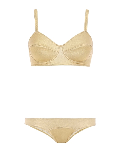 LISA MARIE FERNANDEZ Bikini Gold 85% Nylon, 15% Elastane