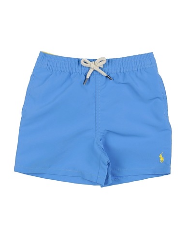 POLO RALPH LAUREN Swim shorts Traveler Swim Trunk 
 Azure 100% Recycled polyester