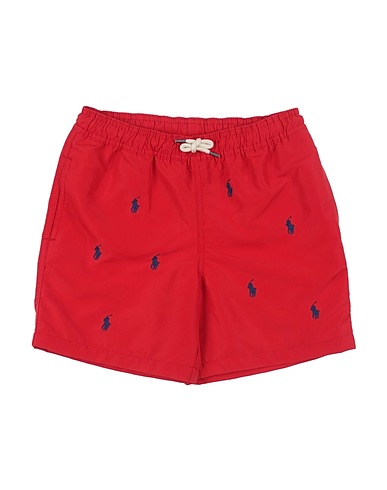 POLO RALPH LAUREN Bañador tipo bóxer Traveler Swim Trunk Rojo 100% Poliéster reciclado