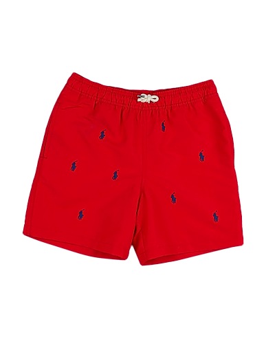 POLO RALPH LAUREN Boxer mare Traveler Swim Trunk Rosso 100% Poliestere riciclato