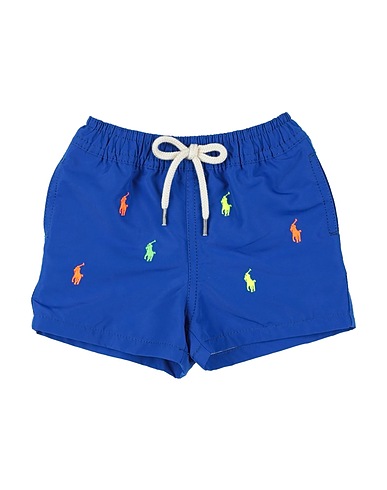 POLO RALPH LAUREN Swim shorts Traveler Swim Trunk Bright blue 100% Recycled polyester