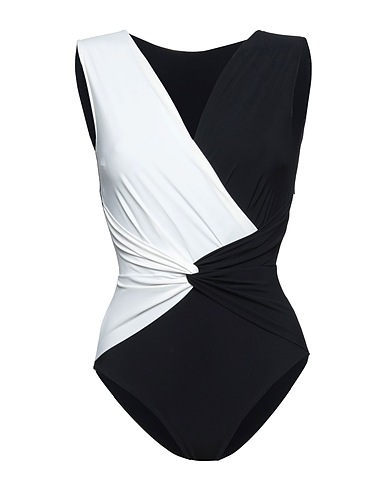 CHIARA BONI LA PETITE ROBE One-piece swimsuits Black 72% Polyester, 28% Elastane
