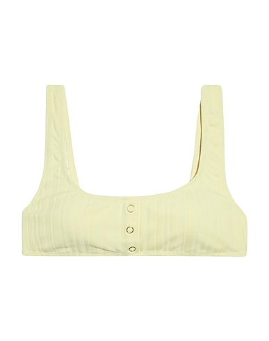 SOLID & STRIPED Bikini Pastel yellow 90% Polyamide, 10% Lycra®