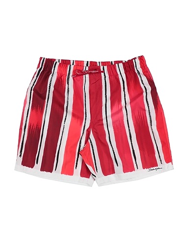 DOLCE&GABBANA Swim shorts Red 100% Polyester