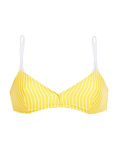 SOLID & STRIPED Bikini Yellow 91% Polyamide, 9% Elastane