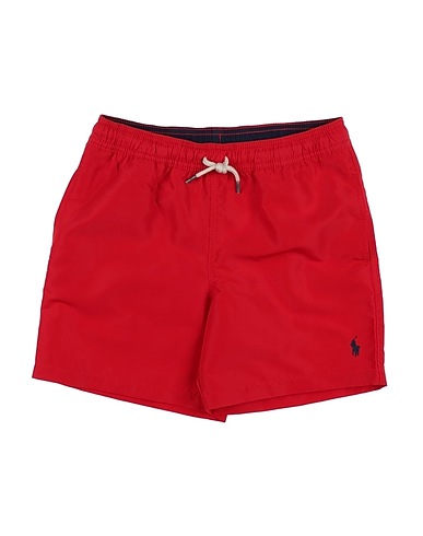 POLO RALPH LAUREN Boxer mare  Traveler Swim Trunk 
 Rosso 100% Poliestere riciclato