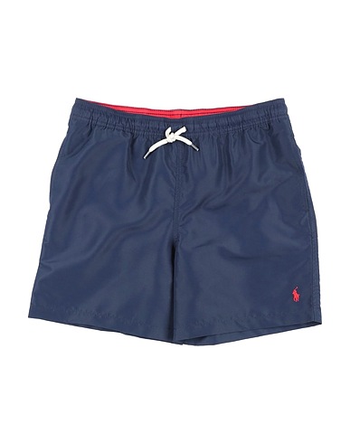 POLO RALPH LAUREN Swim shorts  Traveler Swim Trunk 
 Navy 100% Recycled polyester