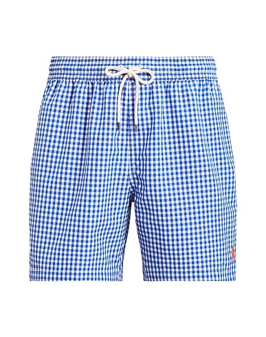 POLO RALPH LAUREN Swim shorts 5.75-INCH TRAVELER CLASSIC SWIM TRUNK
 Blue 100% Polyester
