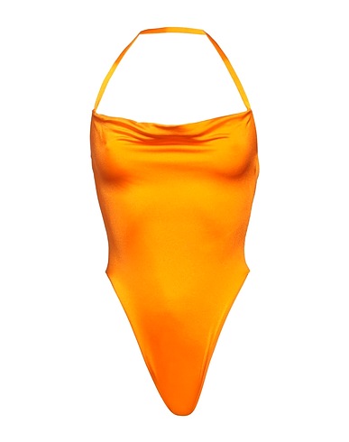 SAINT LAURENT One-piece swimsuits Orange 80% Polyamide, 20% Elastane
