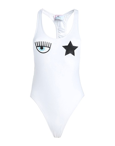 CHIARA FERRAGNI Costume intero Bianco 80% Poliammide, 20% Elastan