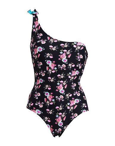 FISICO Costume intero Nero 87% Poliammide, 13% Elastan