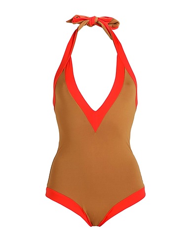 FISICO One-piece swimsuits Orange 86% Polyacrylic, 14% Elastane